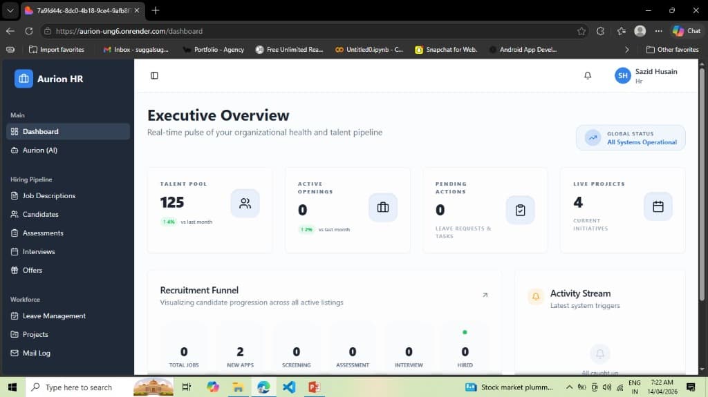 HireFlow — Autonomous Recruitment & AI Candidate Screening Pipeline Screenshot 1