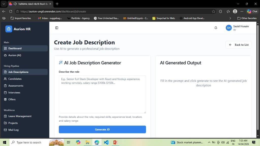 HireFlow — Autonomous Recruitment & AI Candidate Screening Pipeline Screenshot 2