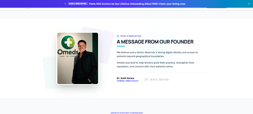 Omeds — Commission-Free Direct Patient Booking Portal Screenshot 3