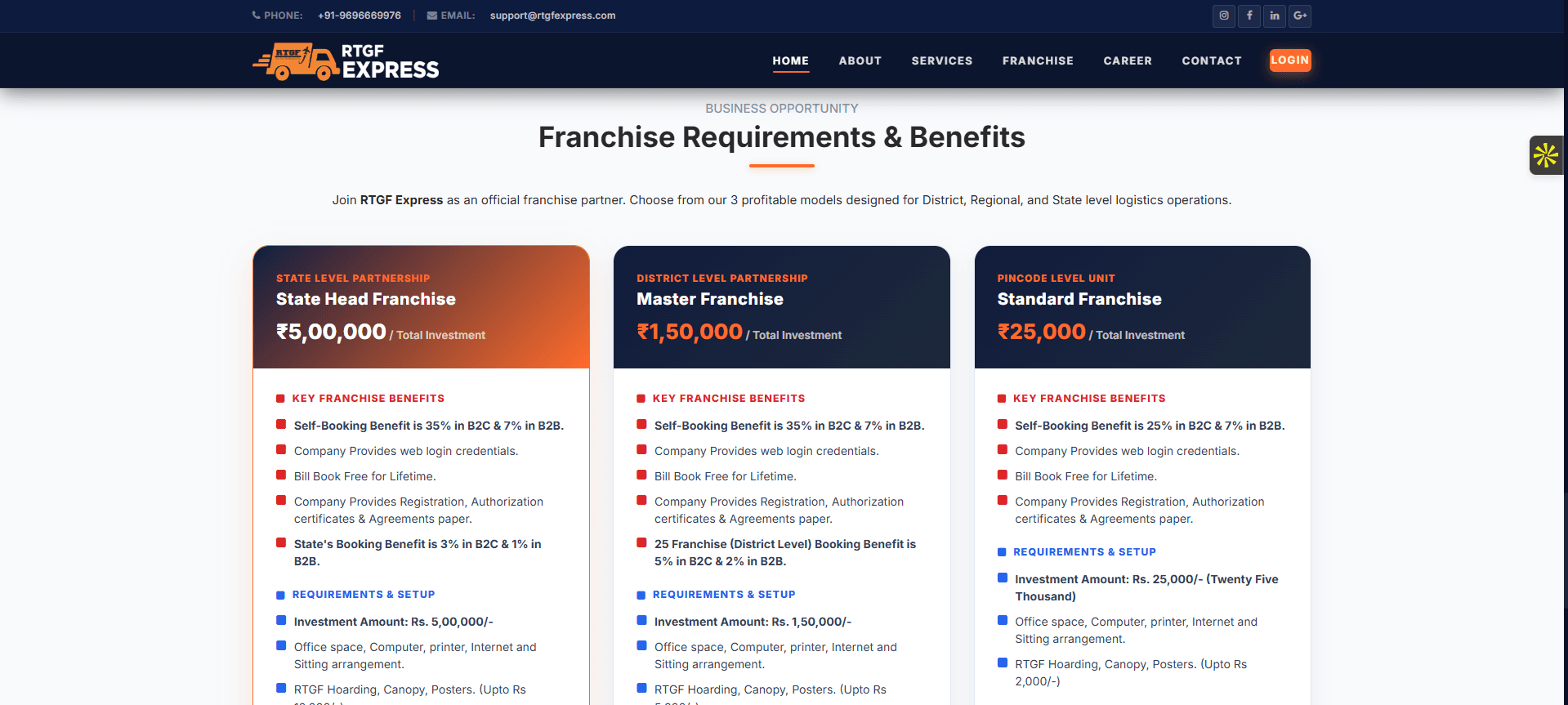 RTGF Express & GST Keeping — Unified Logistics & Tax Compliance ERP Screenshot 2